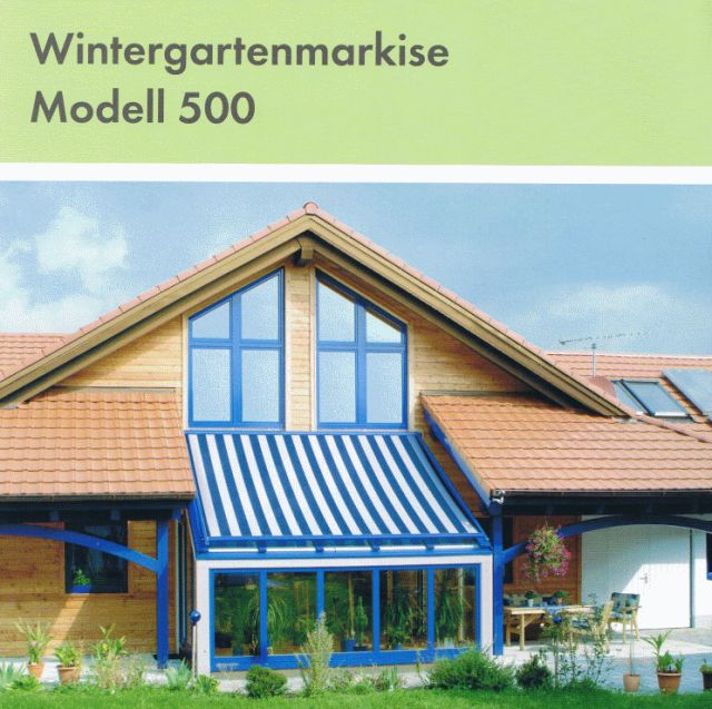 Wintergartenmarkise Modell 500