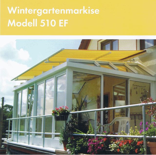 Wintergartenmarkise Modell 510 EF