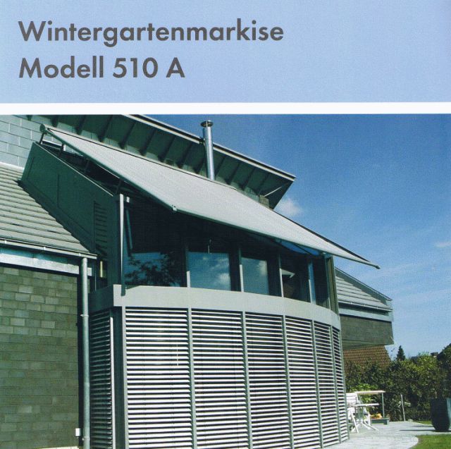 Wintergartenmarkise Modell 510 A