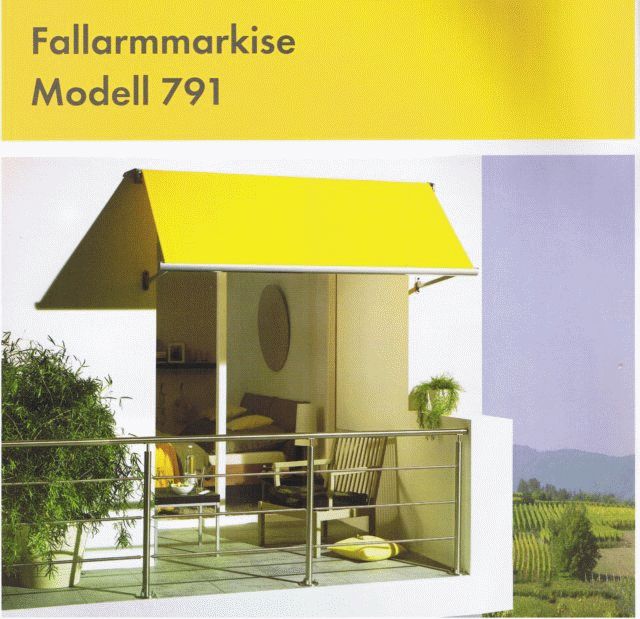 Fallarmmarkise Modell 791